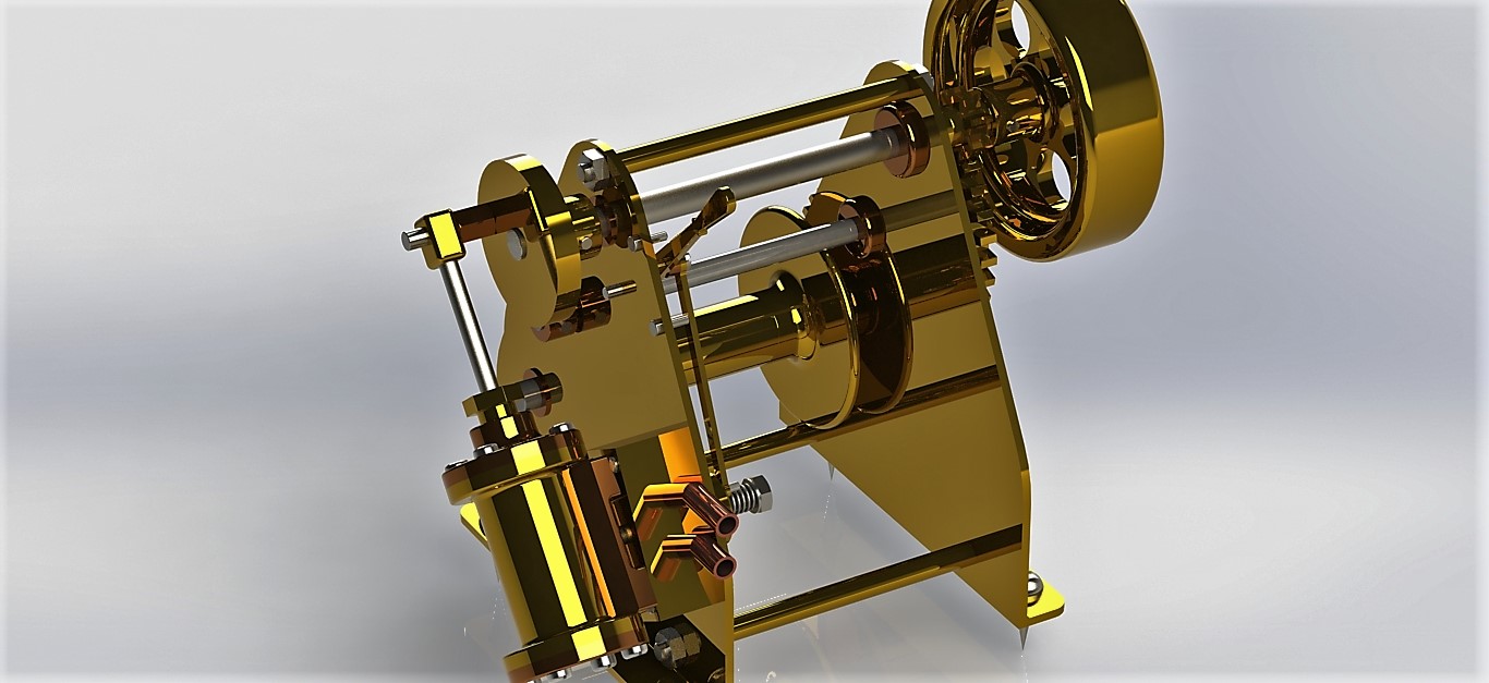 蒸汽起重机结构模型3D图纸 Solidworks设计